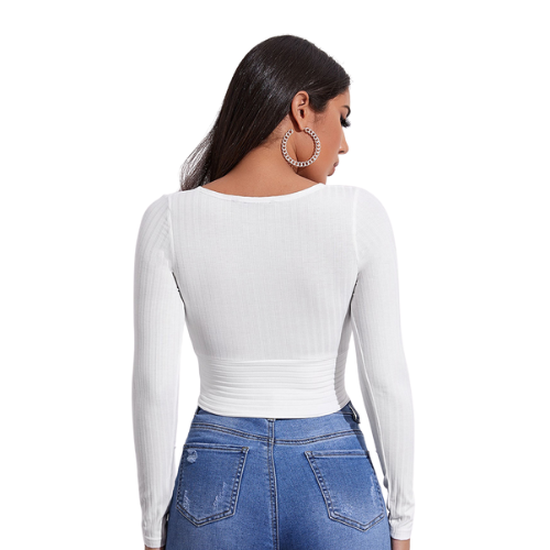 Exposed Midriff Shirt