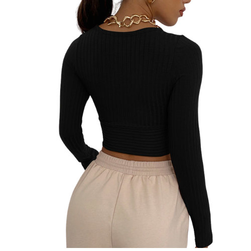 Exposed Midriff Shirt
