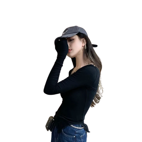 Peruja Thin Knit Long Sleeve Tee